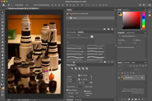 Captura de pantalla de un archivo .cr2 en Adobe Photoshop CC 2019