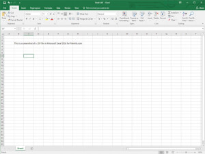 Captura de pantalla de un archivo .dif en Microsoft Excel 2016