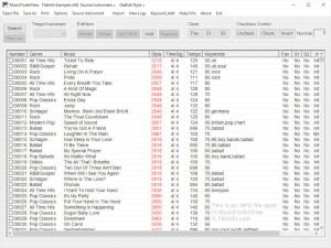 Captura de pantalla de un archivo .mfd en MusicFinderView