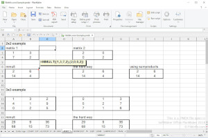Captura de pantalla de un archivo .pmdx en SoftMaker Office PlanMaker 2018