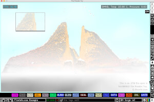 Captura de pantalla de un archivo .stm en hardWIRED The Powder Toy 92.5