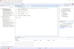 Captura de pantalla de un archivo .svh en Sigasi Studio 3.8